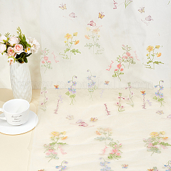 Rüschenbesatz aus Polyester-Seidennetz&nbsp;DIY-WH20007-408