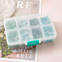 Бусины из натурального зеленого авантюрина и амазонита G-TA0001-20