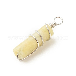Pendentifs en jade naturel de taiwan&nbsp;PALLOY-JF01575-09
