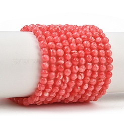 Fili di perline di rodocrosite sintetica tinte&nbsp;GG-CBA0389-A03-4mm