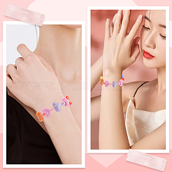 70 шт. 7 стиля AB цветные акриловые бусины с покрытием PACR-PA0001-08