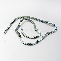 Electroplate non magnetici ematite sintetico fili di perline&nbsp;G-F300-23A-07