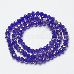 Гальванизируйте прозрачное стекло бисер нитей&nbsp;EGLA-A034-T4mm-H05