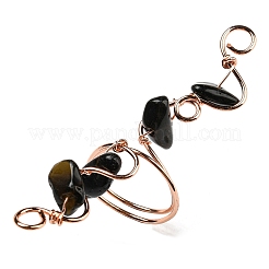 Fingerring aus natürlichen gemischten Edelsteinsplittern&nbsp;G-Q1002-09G