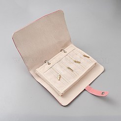 Книга для хранения ювелирных изделий из полиэстера и искусственной кожи с отрывными листами FIND-WH20019-269