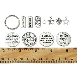 Набор для изготовления брелоков с вдохновляющими словами своими руками&nbsp;DIY-FS0005-26