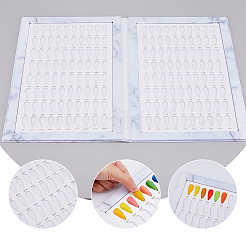 Цветная карта лака для дизайна ногтей из АБС-пластика&nbsp;MRMJ-WH0086-47