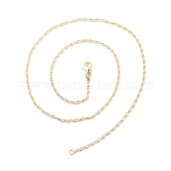 Ожерелье из латунных цепей lumachina для женщин&nbsp;NJEW-P265-34G