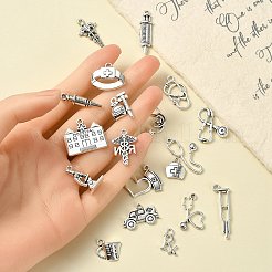 Подвески из цинкового сплава в тибетском стиле TIBEP-YW0001-72