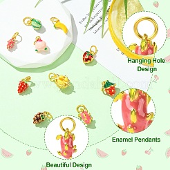 10шт 10 стиля сплава эмалевые подвески&nbsp;FIND-CJ0005-18