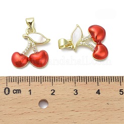 Латунные микро проложить кубического циркония подвески&nbsp;KK-D384-08G