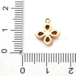 Pendentifs en acier inoxydable 304 micro pavés de zircones cubiques&nbsp;STAS-U042-06G-06