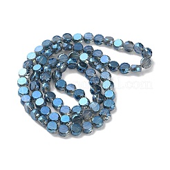 Стеклянные бусины с гальваническим покрытием &nbsp;EGLA-C010-01A