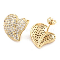 Серьги-гвоздики из циркония EJEW-U005-12B-G