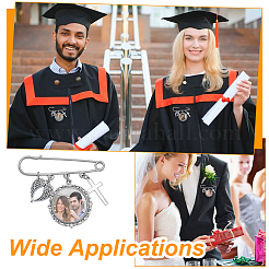 Наборы для самостоятельного изготовления брошей из нержавеющей стали на выпускной&nbsp;AJEW-NB00020