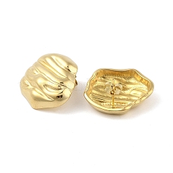 Orecchini a bottone in acciaio inossidabile 304 con placcatura ionica (ip) per donna&nbsp;EJEW-B050-12G