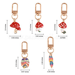 Брелок из эмали из сплава 5 шт.&nbsp;JX218A