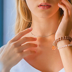 40шт 10 цвета подвески из гальванического стекла&nbsp;PALLOY-GO00014