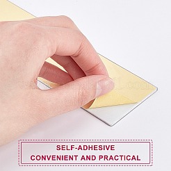 Наклейки-знаки из нержавеющей стали 430 STAS-GF0001-06D