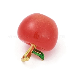 Эмалевые пластиковые подвески KK-G526-21G-01