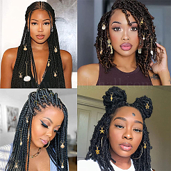 50 шт. подвески для волос из искусственного жемчуга&nbsp;OHAR-WR00001