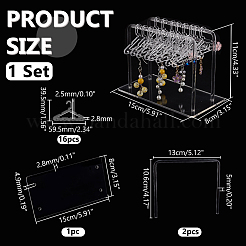 2-рядная вешалка для одежды EDIS-WH0041-02C-01