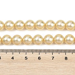 Milchglas Perlen Stränge&nbsp;GLAA-A044-08A-03