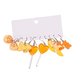 Orecchini pendenti modello alimentare in resina&nbsp;PW-WG01B9B-01