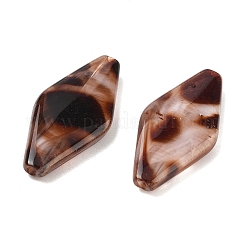 Undurchsichtige Acrylperlen mit Leopardenmuster-Imitation&nbsp;OACR-B052-06