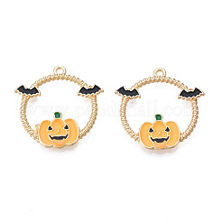 Подвески из сплава хэллоуина с эмалью ENAM-N055-092
