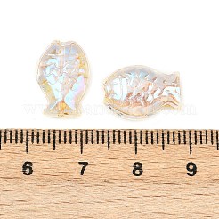 Гальванопокрытие и стеклянные бусины с золотым металлическим плетением&nbsp;EGLA-T029-01M