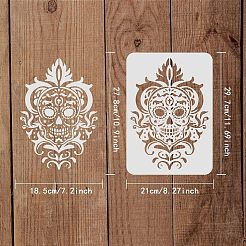 Wiederverwendbare Zeichenschablonen aus Kunststoff&nbsp;DIY-WH0202-358