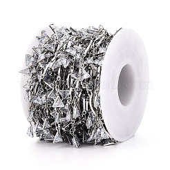 Цепи из латуни и стекла с фестончатыми прутьями CHC-T018-10P