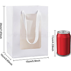 Крафт-бумажные пакеты с ручкой&nbsp;AJEW-BC0001-55C-B