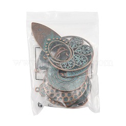 13 pièces pendentifs en alliage de style tibétain&nbsp;FIND-FS0005-17