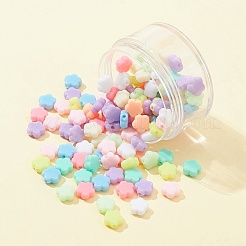 120 шт. Непрозрачные акриловые бусины SACR-FS0001-16