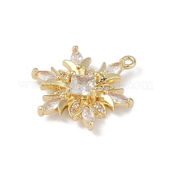 Pendenti in ottone con micro pavé di zirconi a tema natalizio&nbsp;LS-KK-Z065-01-02G