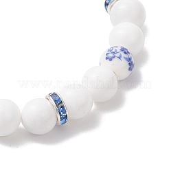 Браслеты из натуральных круглых бусин Машан&nbsp;BJEW-JB12207