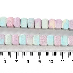 Brins de perles d'agate d'alashan arc-en-ciel naturel&nbsp;G-NH0022-C01-01