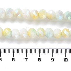 Стеклянные бусины с гальваническим покрытием  LAMP-S068-02N