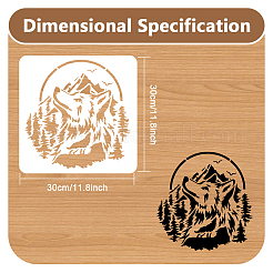 Stencil per pittura da disegno per animali domestici&nbsp;DIY-WH0675-089