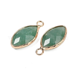 Natürliche grüne Erdbeerquarz facettierte Anhänger&nbsp;G-G193-01G-05