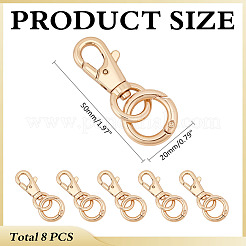 8 шт. Поворотные застежки из сплава&nbsp;HJEW-ME00048