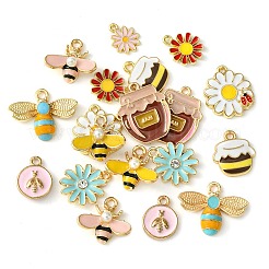 20шт 10 стиля сплава эмалевые подвески ENAM-FS0001-79