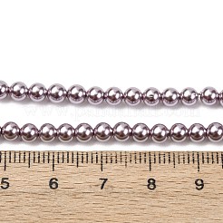 Galvanisierte Muschelperlenstränge&nbsp;X-BSHE-G041-4mm-02