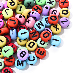 Крафтить разноцветные акриловые бусины SACR-YW0001-07