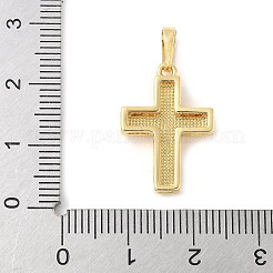 Подвески из латуни с натуральными белыми ракушками&nbsp;KK-S522-01C-G