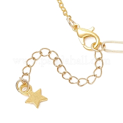 Подвеска с отпечатком лапы тигрового глаза из латуни&nbsp;NJEW-JN05790