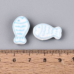 Porcellana fatti a mano perline di ceramica&nbsp;PORC-Q005-05D