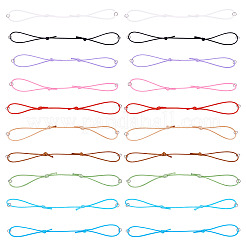 30шт 10 цвета нейлоновой нити шнур для изготовления браслетов BJEW-TAC0040